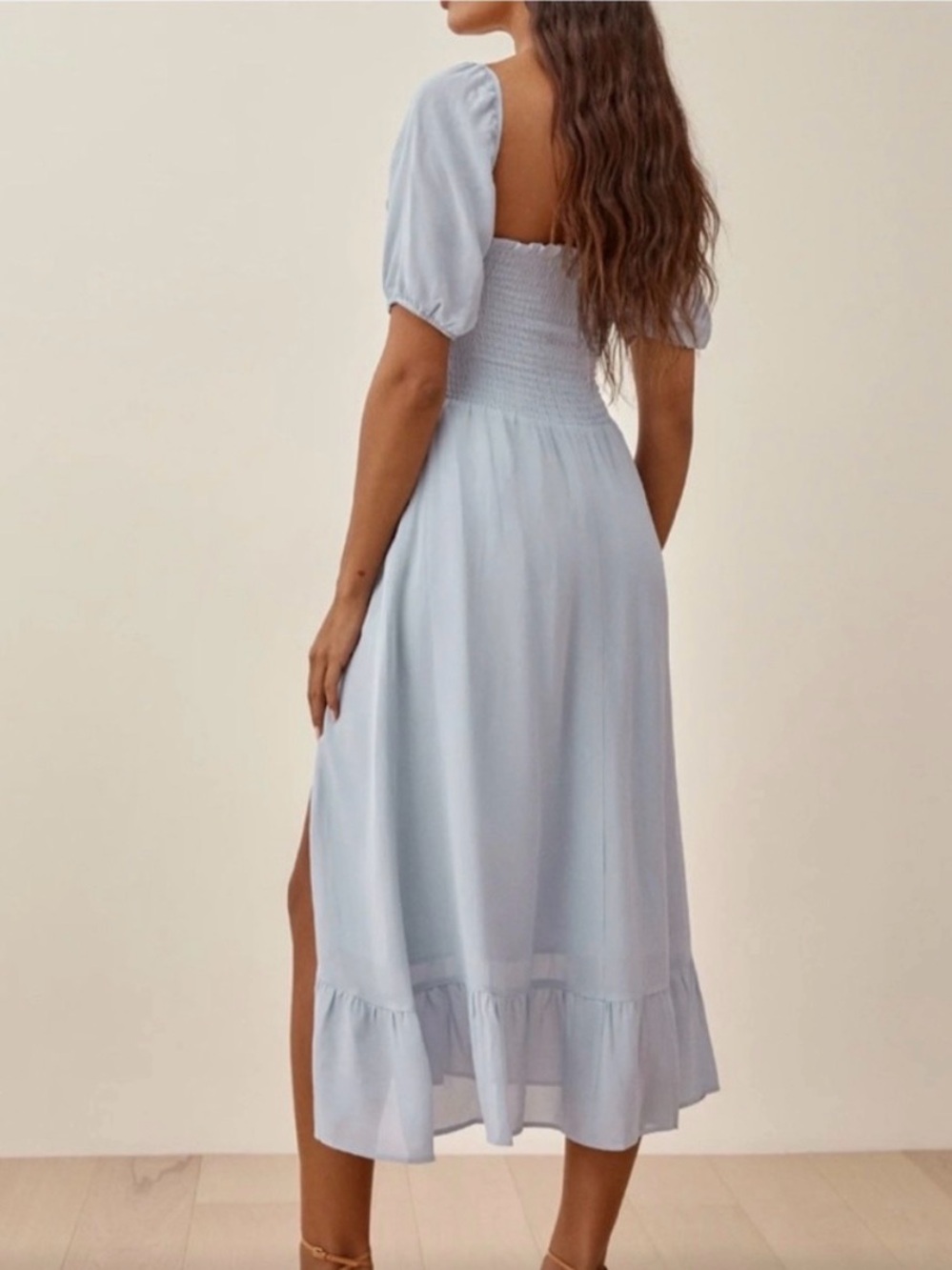 REFORMATION Women's Meadow Midi Dress Mineral
Blue Size XS - Picture 2 of 10